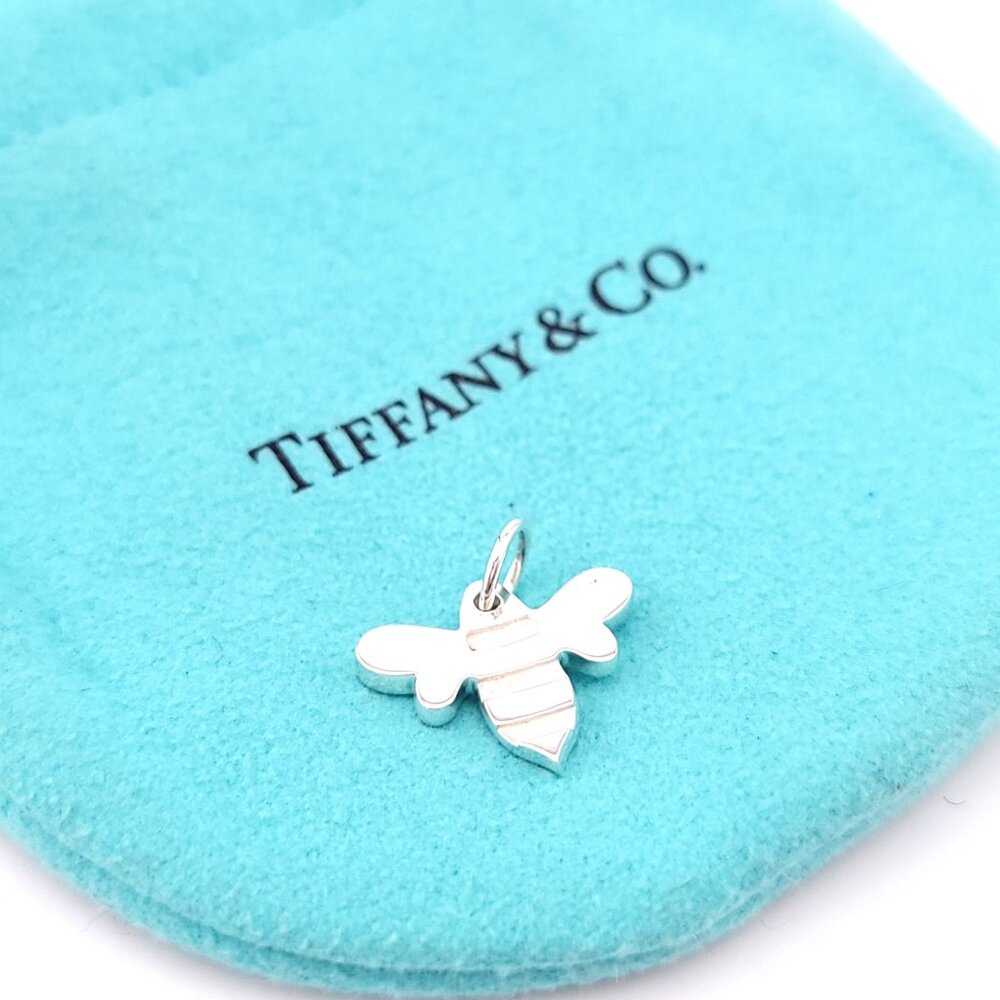 Vintage Tiffany & Co. Sterling Silver HONEY BEE Tiny Charm Pendant